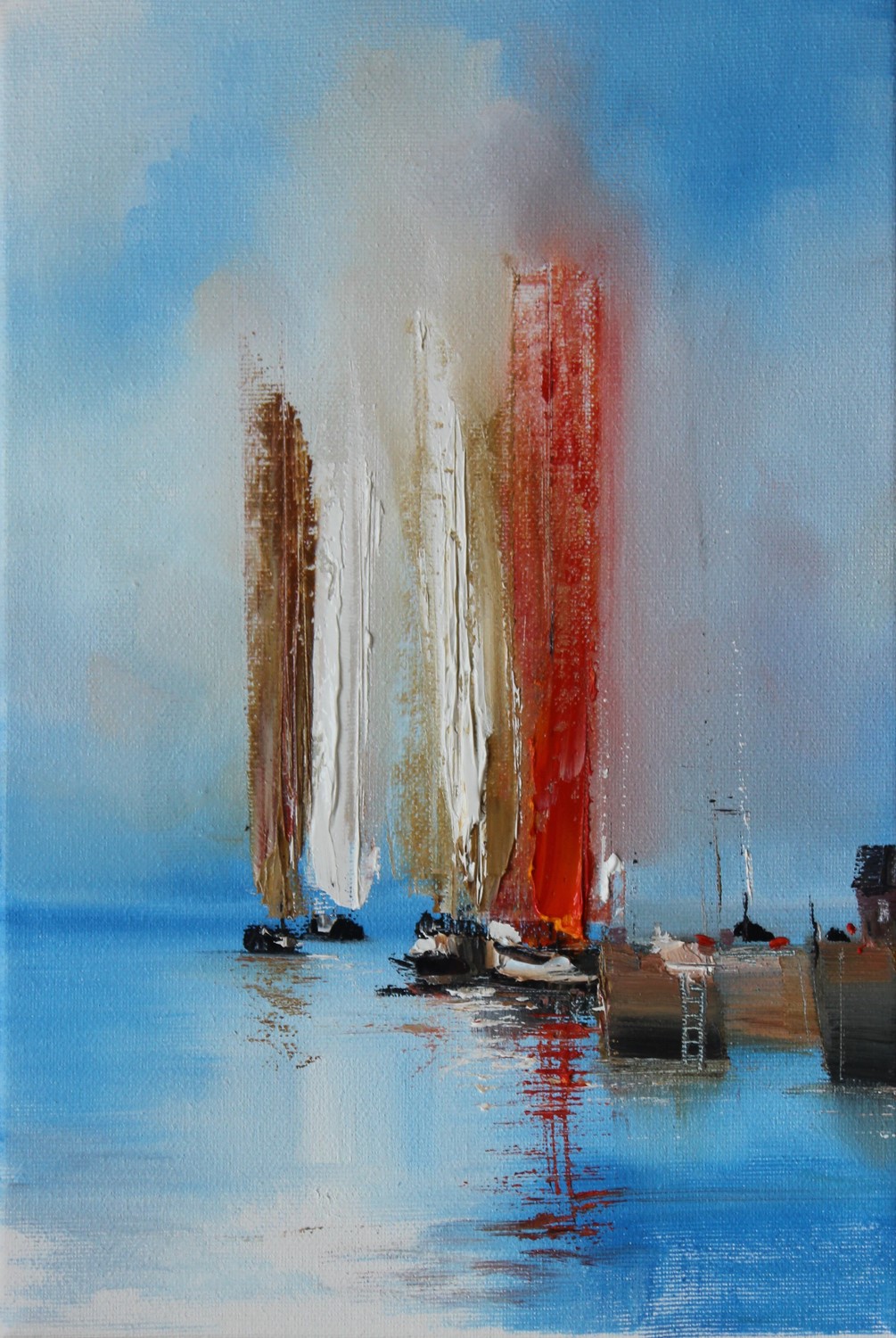 'Coming to port ' by artist Rosanne Barr